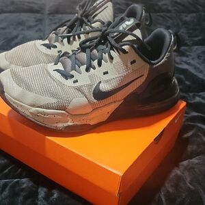 Nike Black and Beige Athletic Shoes